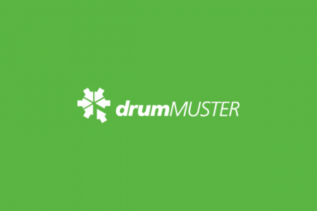 A decorative image with the drumMUSTER logo